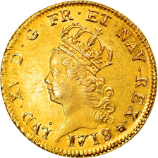 Moneta, Francia, Louis XV, Louis d'or de Noailles, 2 Louis D'or, 1718/7, Paris