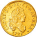 Moneda, Francia, Louis XV, Louis d'or aux 2 L, Louis d'Or, 1721, Bordeaux, EBC