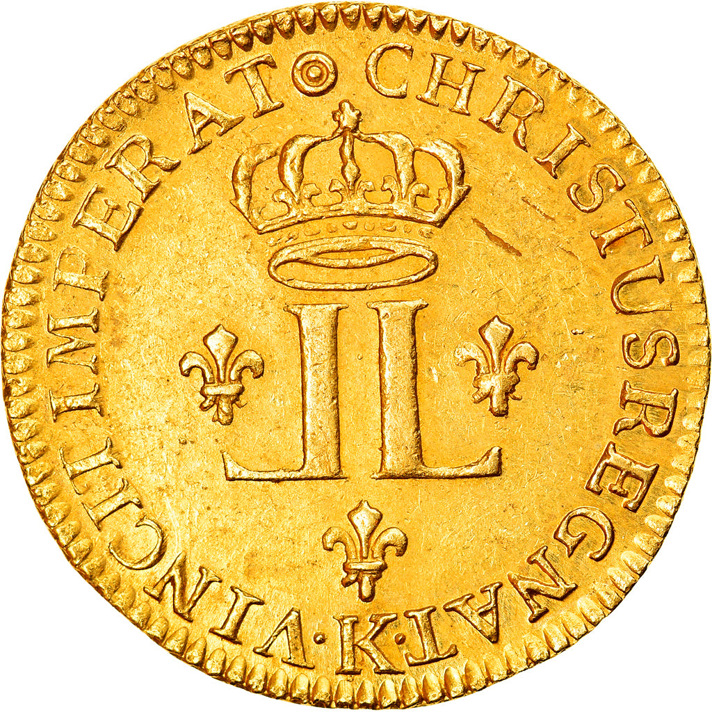 Monnaie, France, Louis XV, Louis d'or aux 2 L, Louis d'Or, 1721, Bordeaux, SUP