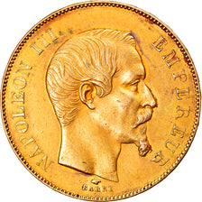 Moneta, Francja, Napoleon III, 50 Francs, 1857, Paris, AU(50-53), Złoto
