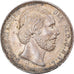 Coin, Netherlands, William III, 2-1/2 Gulden, 1872, AU(55-58), Silver, KM:82