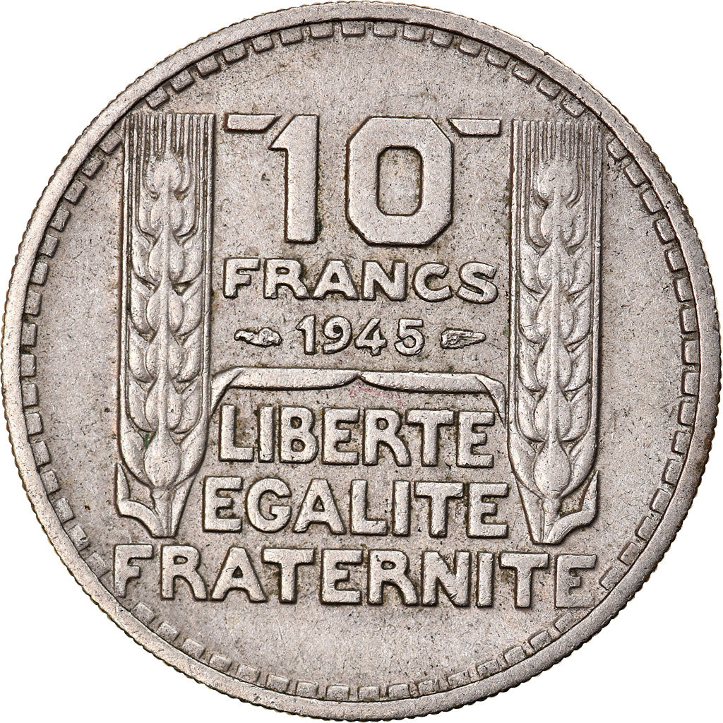 Monnaie, France, Turin, 10 Francs, 1945, Paris, Rameaux courts, TTB