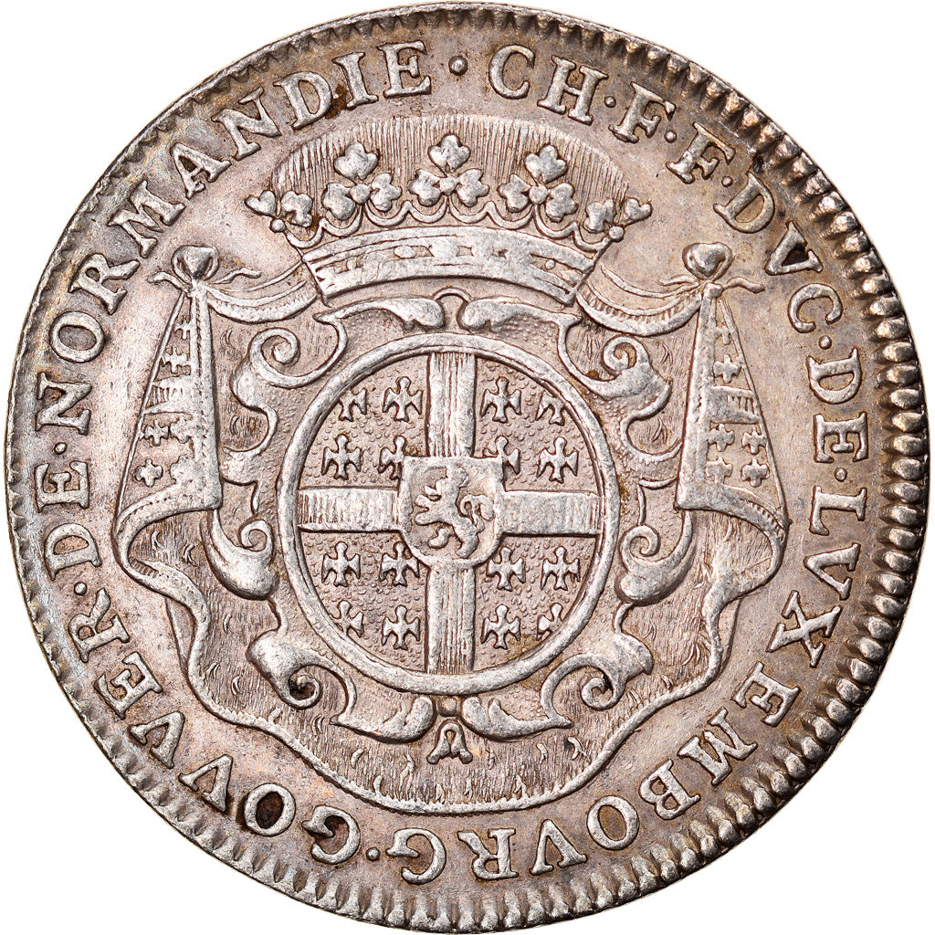 Francja, Token, Charles-François de Montmorency, Gouverneur de Rouen, 1709