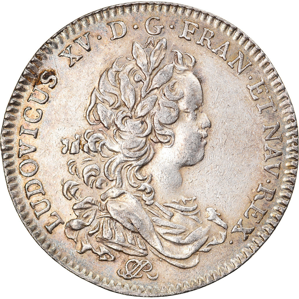 Francja, Token, Louis XV, Ville de Rouen, AU(50-53), Srebro, Feuardent:6204