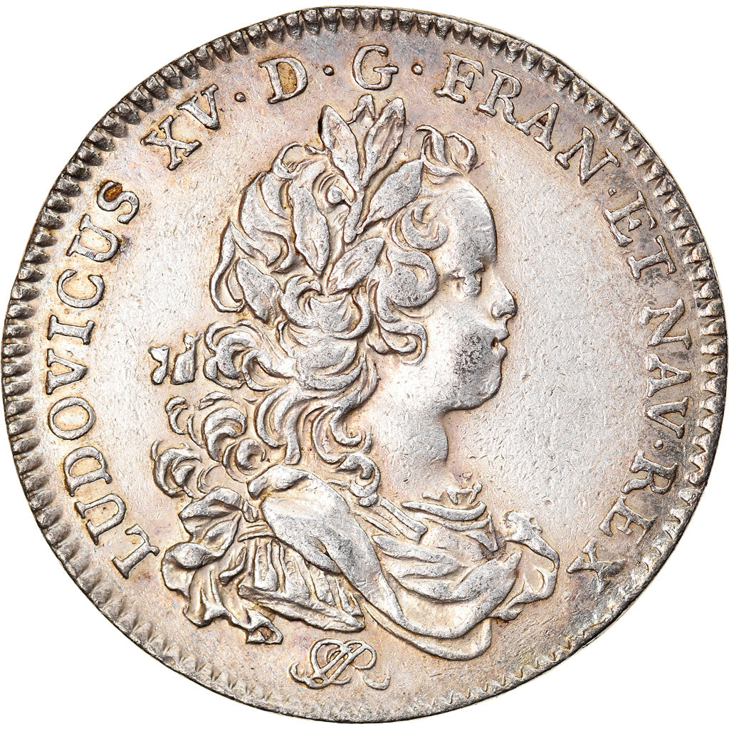 Francja, Token, Louis XV, Ville de Rouen, AU(50-53), Srebro, Feuardent:6204