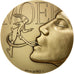 FRANCE, Arts & Culture, The Fifth Republic, Medal, MS(65-70), Bronze, 72, 180.00