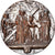 Niemcy, Medal, Via Crucis, Oberammergau, V, Religie i wierzenia, MS(63), Srebro