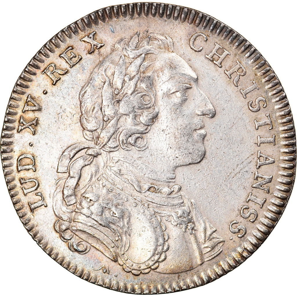 Francja, Token, Ludwik XV, Ville de Rouen, AU(50-53), Srebro, Feuardent:6213