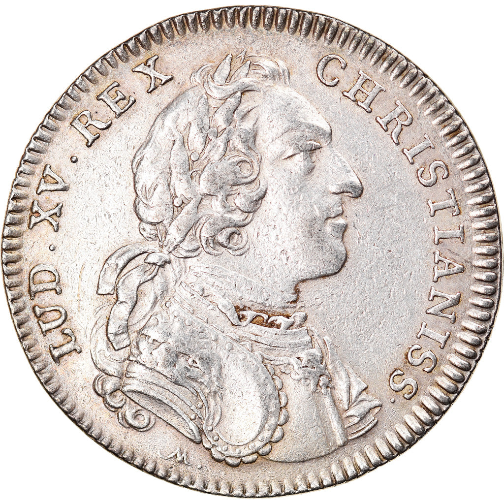 France, Token, Louis XV, Ville de Rouen, EF(40-45), Silver, Feuardent:6213 var.