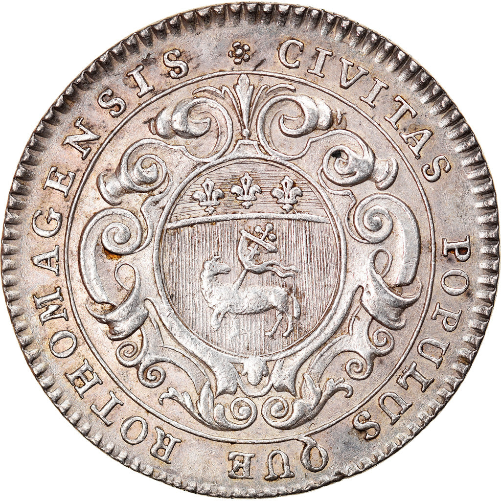 Frankrijk, Token, Louis XV, Ville de Rouen, ZF, Zilver, Feuardent:6215