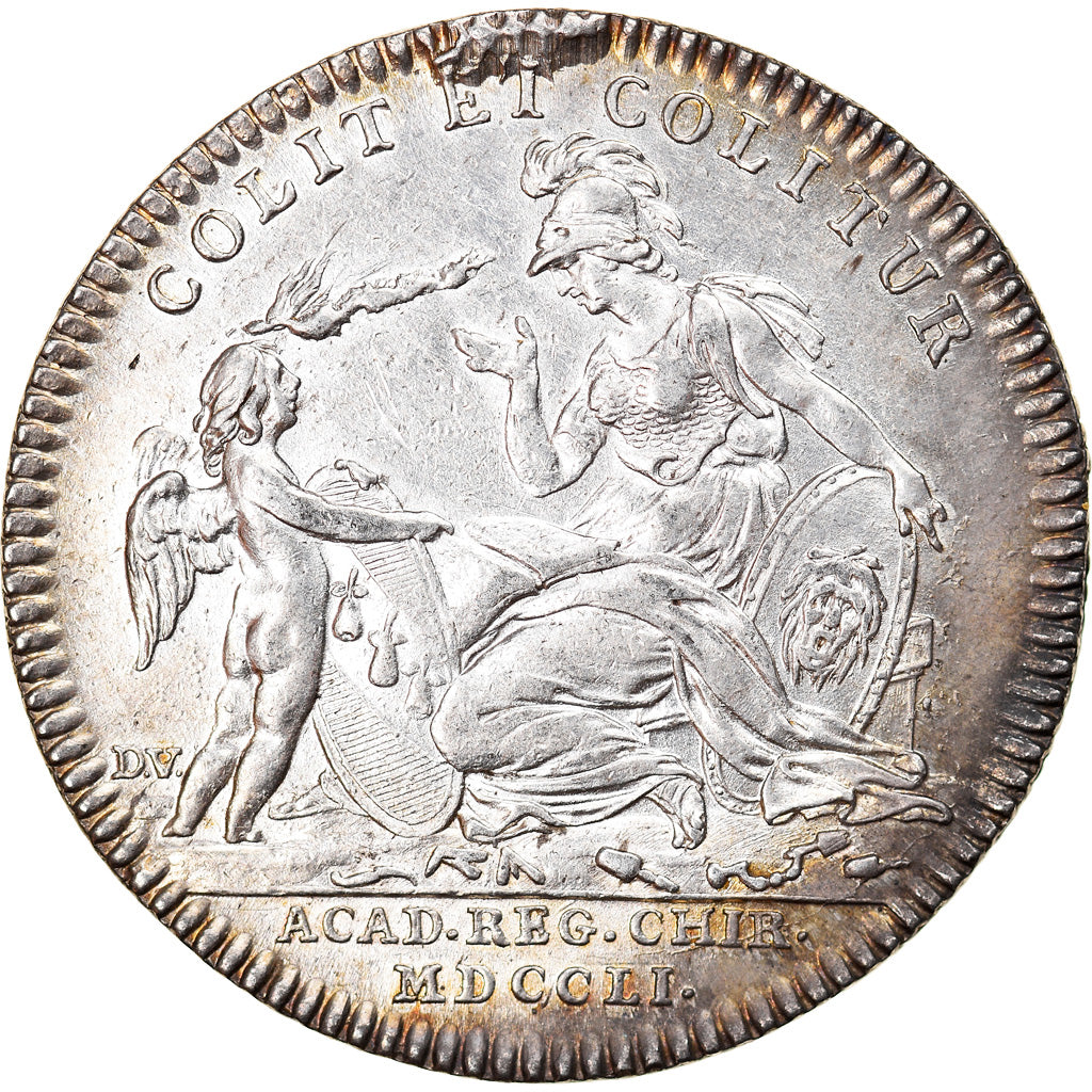 França, Token, Louis XVI, Académie royale de Chirurgie, 1751, Gatteaux