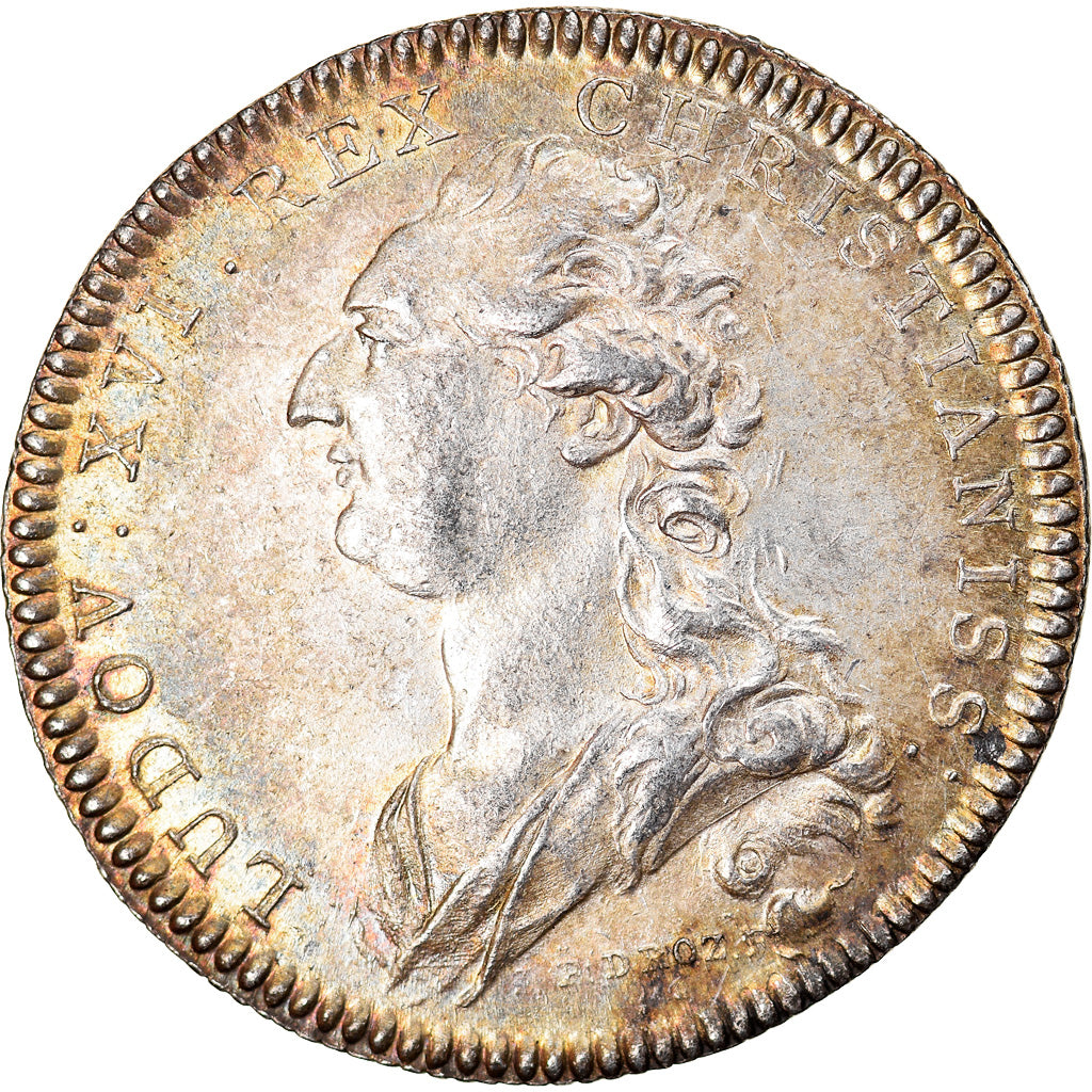 Frankreich, Token, Royal, Benoist de la Grandière, Maire de Tours, 1785, VZ+
