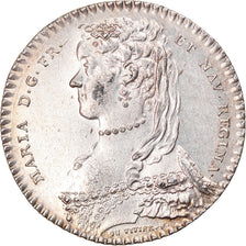 Francia, Token, Royal, Maison de la Reine, Marie Lesczinska, 1755, EBC, Plata