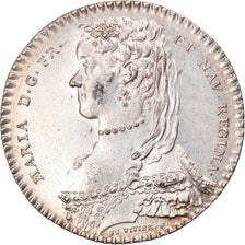 France, Token, Royal, Maison de la Reine, Marie Lesczinska, 1755, AU(55-58)
