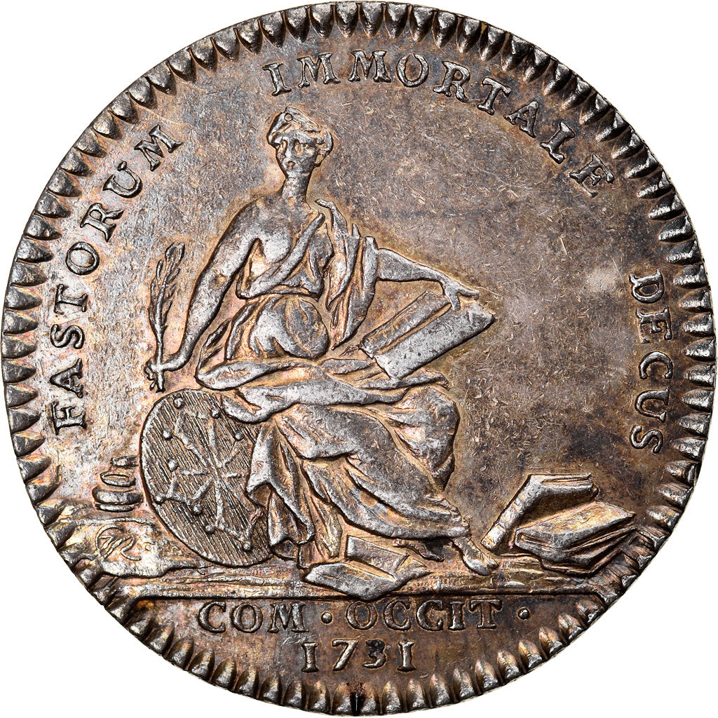 France, Jeton, Royal, Louis XV, Etats de Languedoc, 1731, SUP, Argent