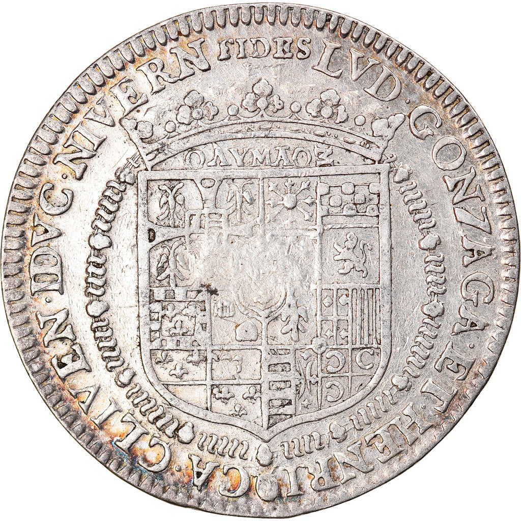 Francja, Token, Louis de Gonzague et Henriette de Clèves, 1651, EF(40-45)