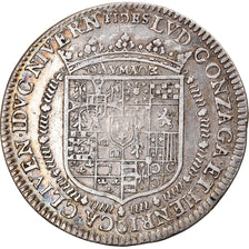 France, Jeton, Louis de Gonzague et Henriette de Clèves, 1651, TTB, Argent