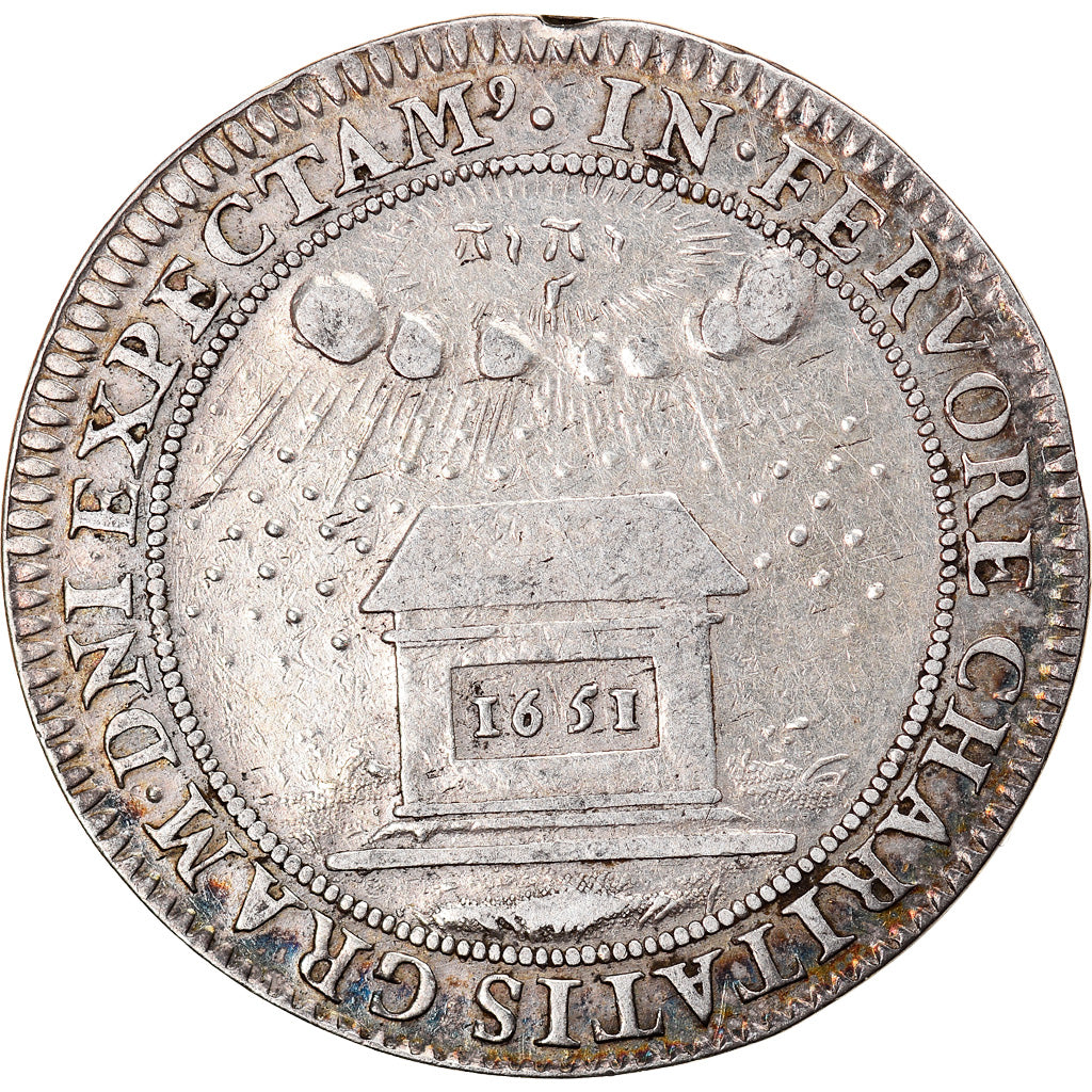 France, Jeton, Louis de Gonzague et Henriette de Clèves, 1651, TTB, Argent