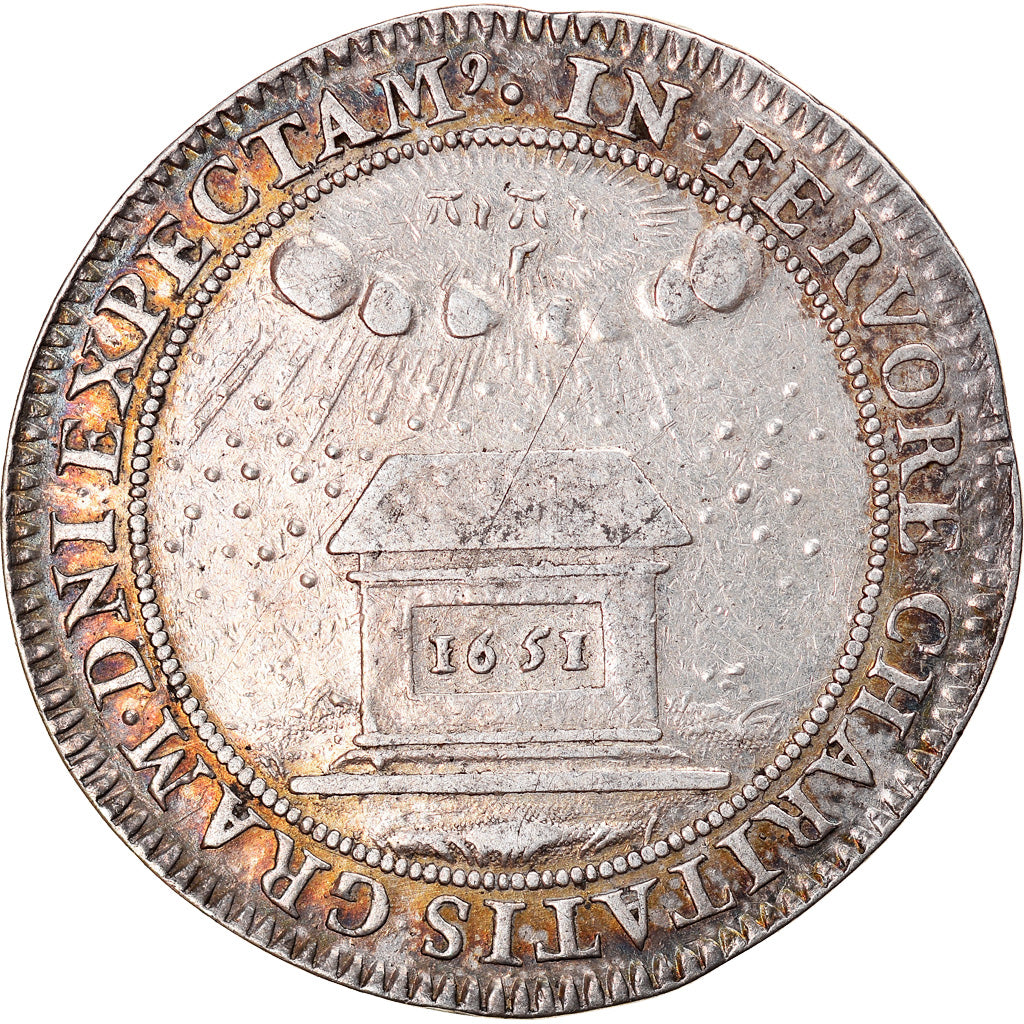 Frankrijk, Token, Louis de Gonzague et Henriette de Clèves, 1651, ZF+, Zilver