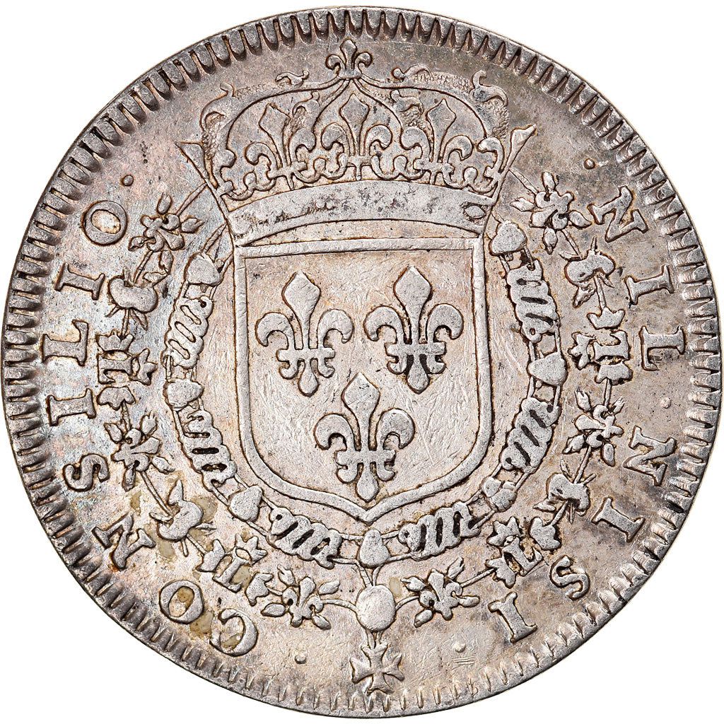 Francja, Token, Louis XIV, Conseil du Roi, 1657, EF(40-45), Srebro