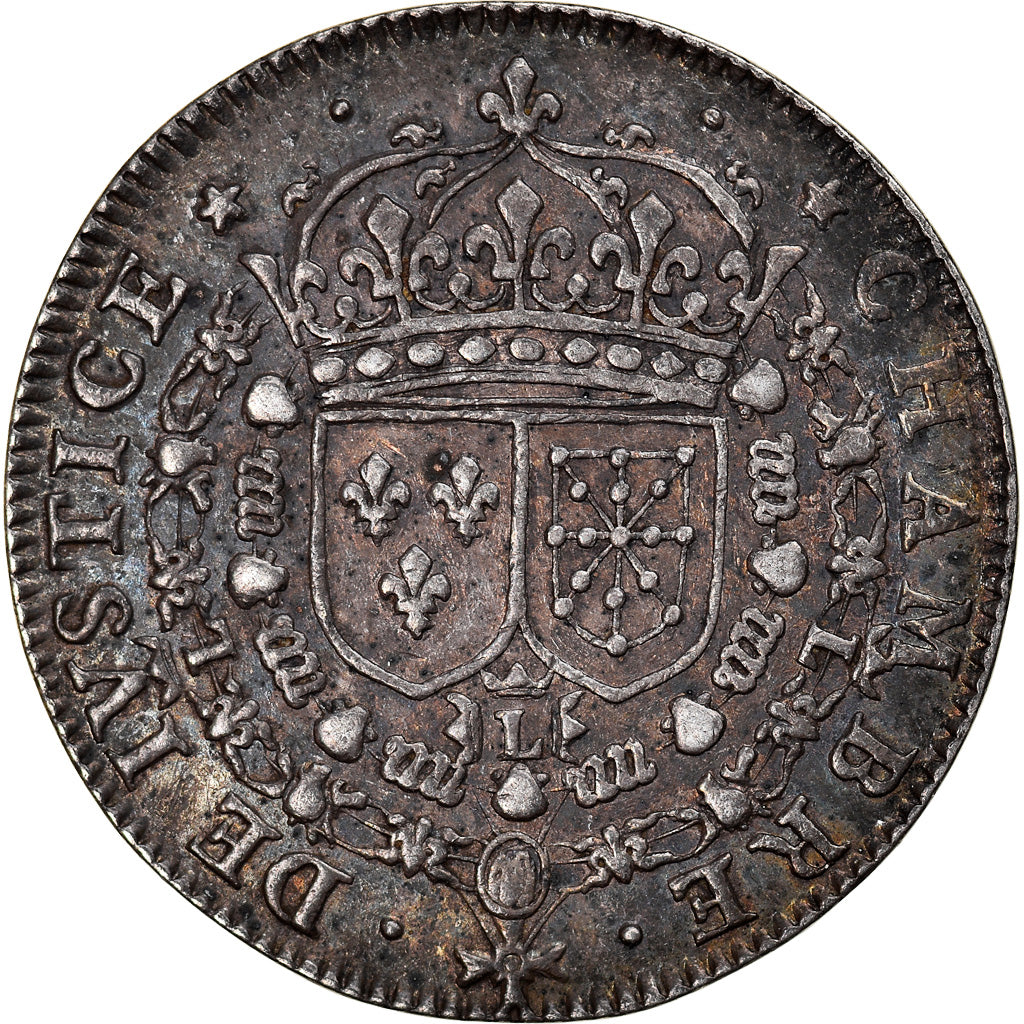Francja, Token, Królewskie, Louis XIV, Chambre de Justice du Roi, 1645