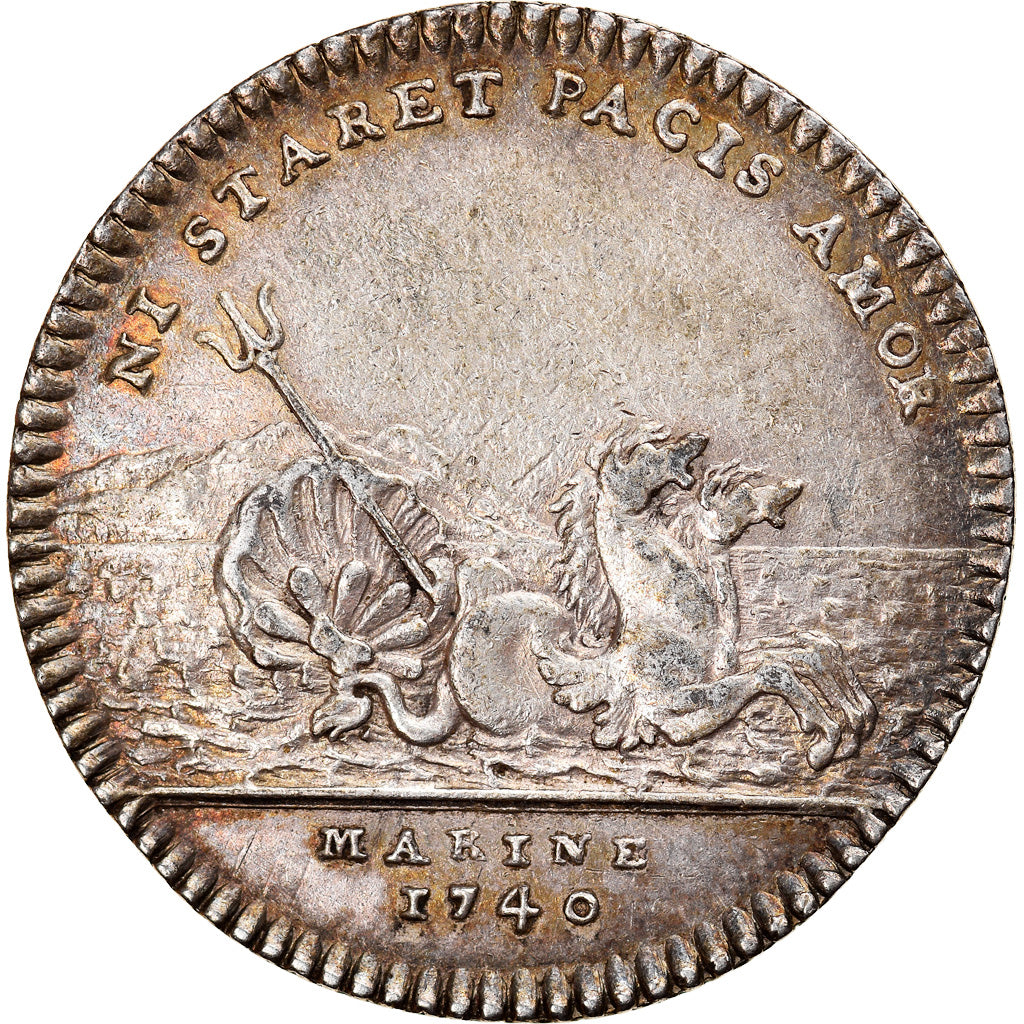 Francia, Token, Marine, Galères royales, Louis-Jean-Marie de Bourbon, 1740