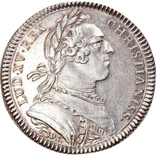 Francia, Token, Louis XV, Notaires Royaux de Paris, 1720, Duvivier, MBC+, Plata
