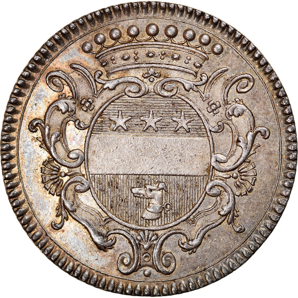 Francja, Token, Etats de Bourgogne, Joseph Jarry, MS(60-62), Srebro