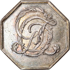 Francia, Token, Deus Nobis Haec Otia Fecit, EBC, Plata, Feuardent:manque