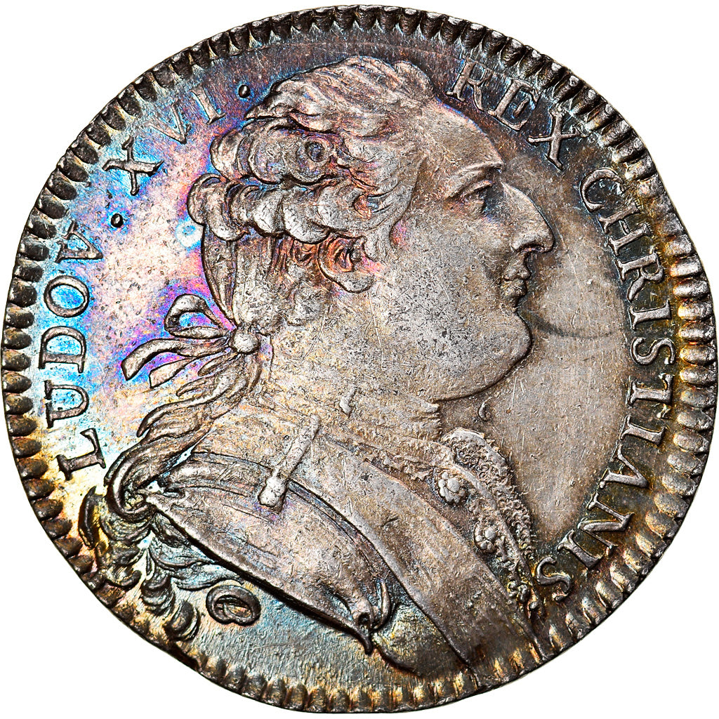 France, Token, Louis XVI, Corporation des Serruriers, 1777, MS(63), Silver