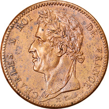 Monnaie, Colonies françaises, Charles X, 10 Centimes, 1825, Paris, SUP+