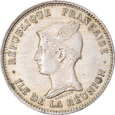 Coin, Réunion, 50 Centimes, 1896, EF(40-45), Copper-nickel, KM:4