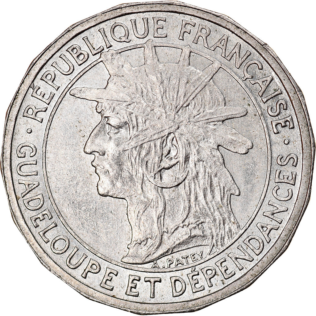 Moneda, Guadalupe, 50 Centimes, 1903, SC, Cobre - níquel, KM:45