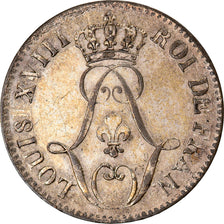 Monnaie, ISLE DE BOURBON, Louis XVIII, 10 Centimes, 1816, Paris, TTB+, Billon