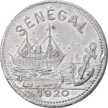 Moneta, Senegal, Chambre de Commerce Dakar, 25 Centimes, 1920, SPL, Alluminio