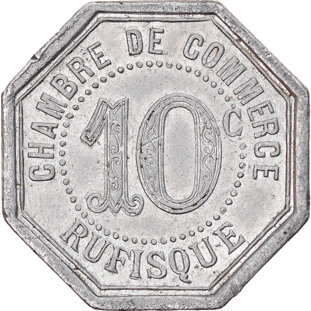Coin, Senegal, Chambre de Commerce Rufisque, 10 Centimes, 1920, AU(50-53)