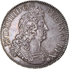 Moeda, França, Louis XIV, Écu aux insignes, Ecu, 1701, Paris, AU(50-53)