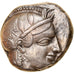Moneta, Attica, Athens, Tetradrachm, 455-449 BC, Athens, BB, Argento, SNG-Cop:31