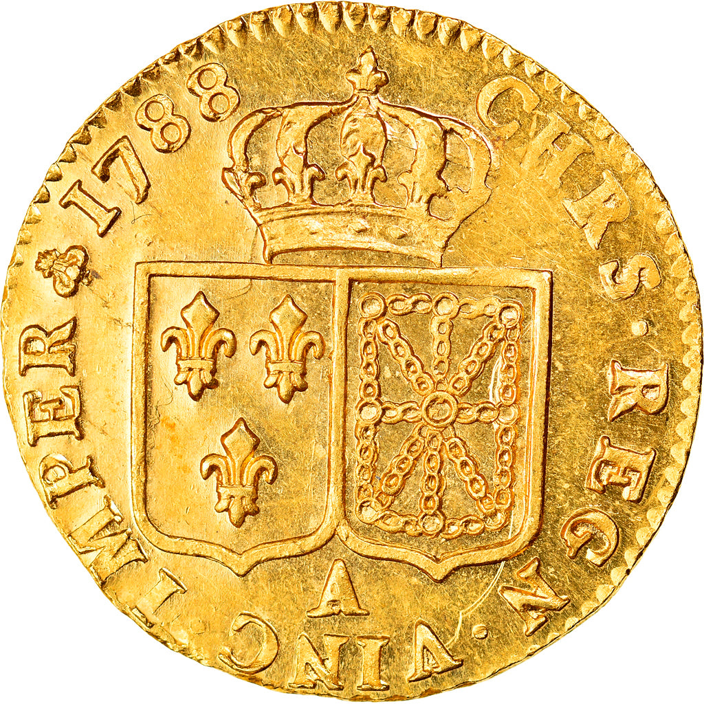 Coin, France, Louis XVI, Louis d'or à la tête nue, Louis d'Or, 1788, Paris