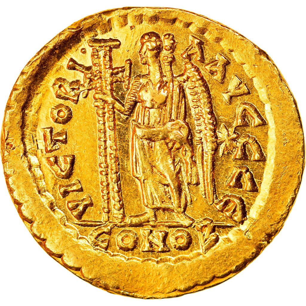 Coin, Leo I, Solidus, Constantinople, AU(55-58), Gold, RIC:605
