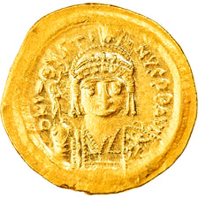Münze, Justin II, Solidus, 565-578 AD, Constantinople, VZ, Gold, Sear:345