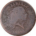 Moneta, Stati Uniti, Flowing Hair Cent, Cent, 1793, U.S. Mint, Periods, B, Rame
