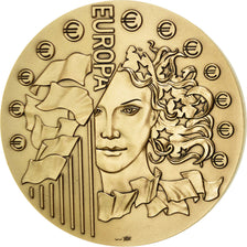 FRANCE, History, The Fifth Republic, Medal, MS(65-70), Bronze, 260.00