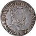 Monnaie, France, Henri II, 1/2 Teston, 1554, Toulouse, TTB, Argent, Sombart:4574