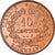 Moneda, Francia, Cérès, 10 Centimes, 1896, Paris, SC+, Bronce, KM:815.1