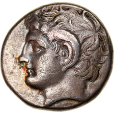 Moneta, Kyrenaica, Kyrene, Magas, Didrachm, 300-275 BC, AU(50-53), Srebro