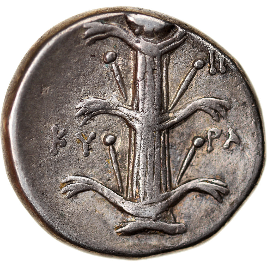 Monnaie, Kyrenaica, Kyrene, Magas, Didrachme, 300-275 BC, TTB+, Argent