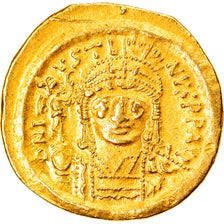 Monnaie, Justin II, Solidus, 565-578 AD, Constantinople, SUP, Or, Sear:345