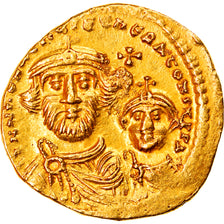 Moneta, Heraclius, Solidus, 616-625, Constantinople, AU(55-58), Złoto, Sear:738