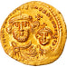 Coin, Heraclius, Solidus, 616-625, Constantinople, AU(55-58), Gold, Sear:738